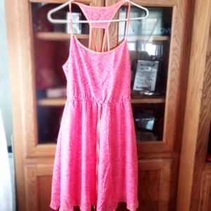 Pink and Orange Summer Dress